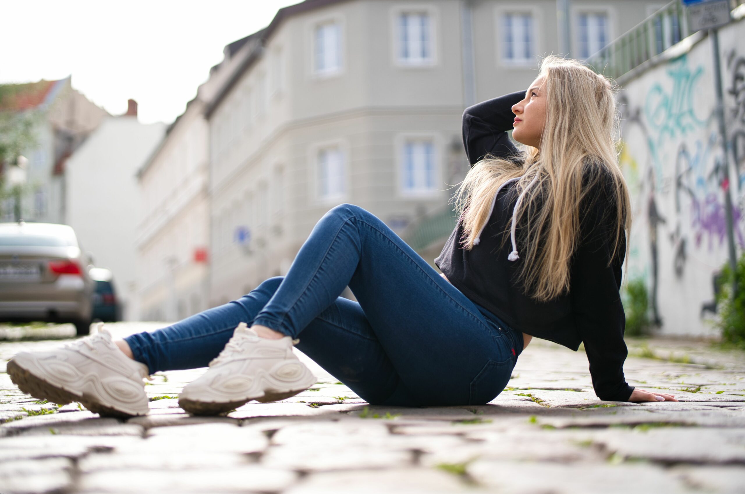 Sesja fotograficzna na starym rynku w Poznaniu